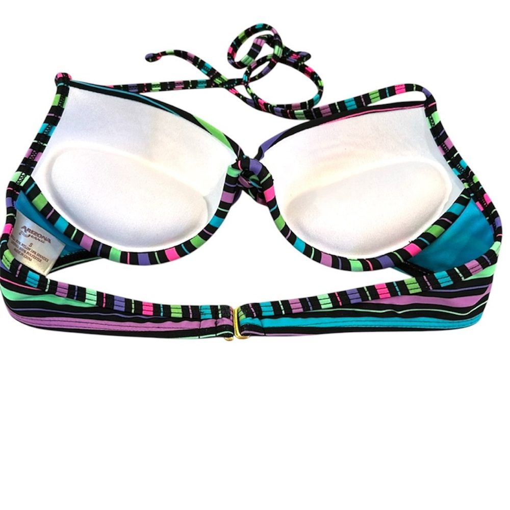 Striped Multicolor Bikini Set - Picture 3 of 5